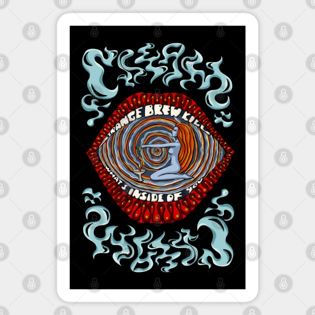 Strange brew Magnet by Simmerika